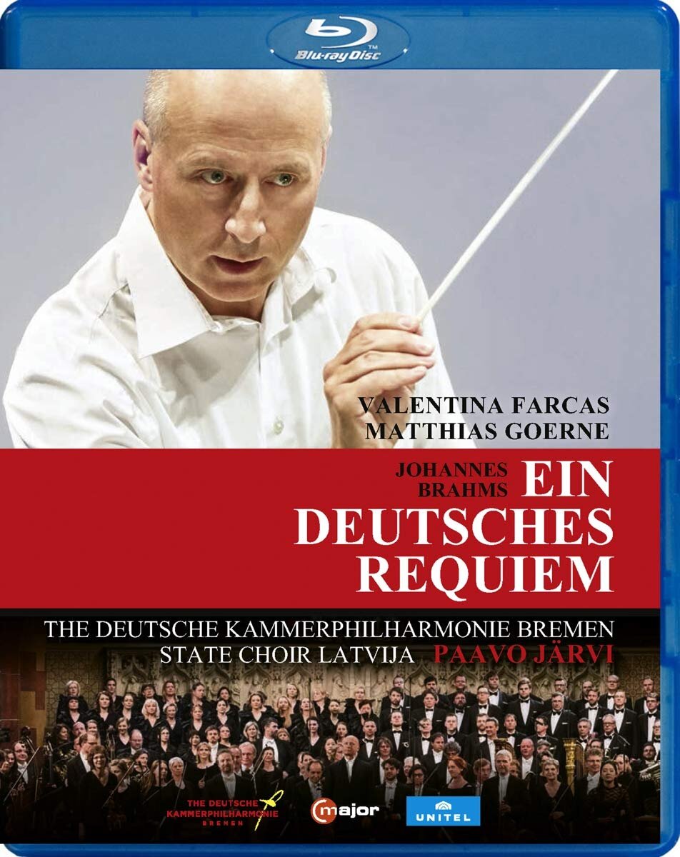 BRAHMS - EIN DEUTSCHES REQUIEM BLU-RAY - PAAVO JÄRVI