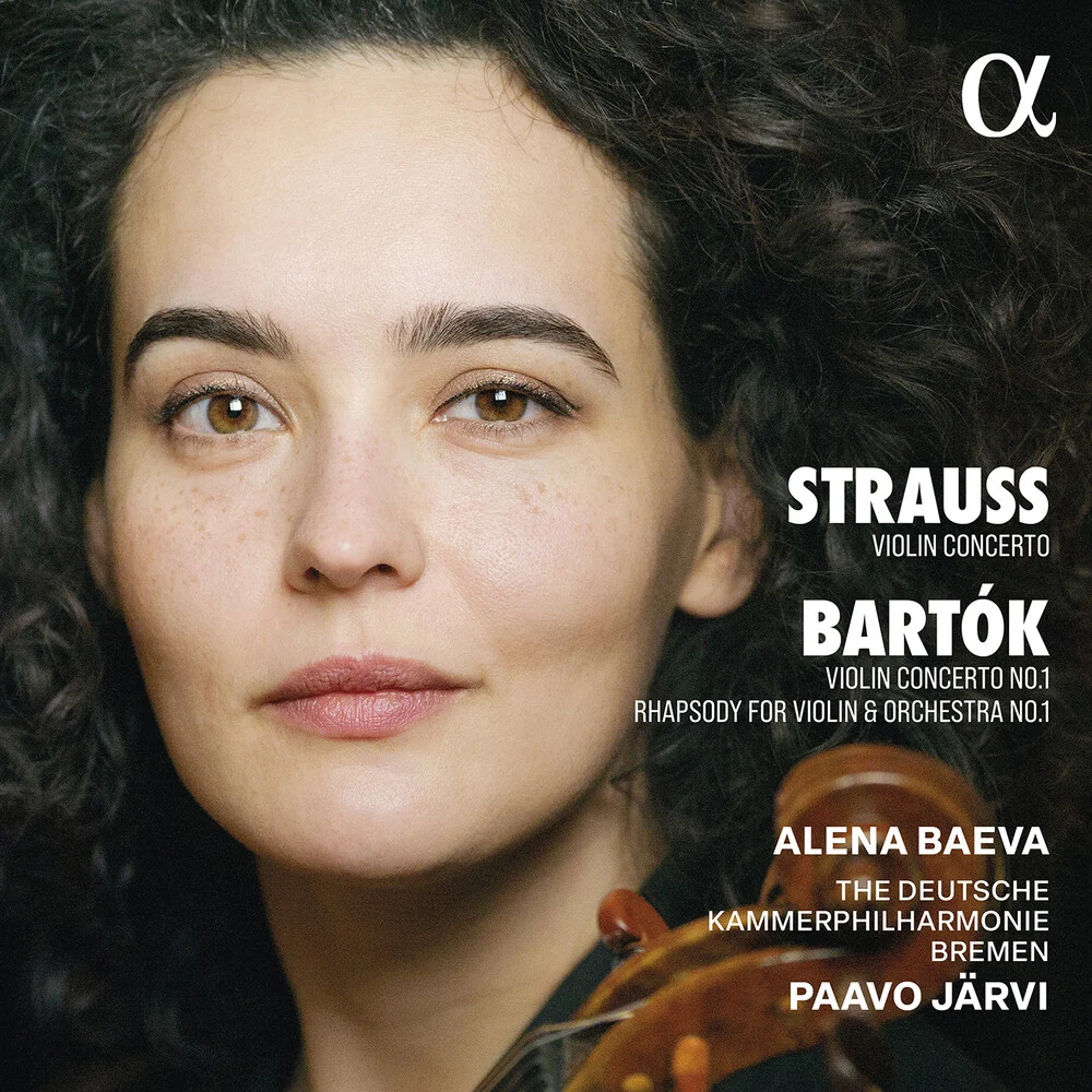 Strauss & Bartók Alena Baeva Alpha Cover